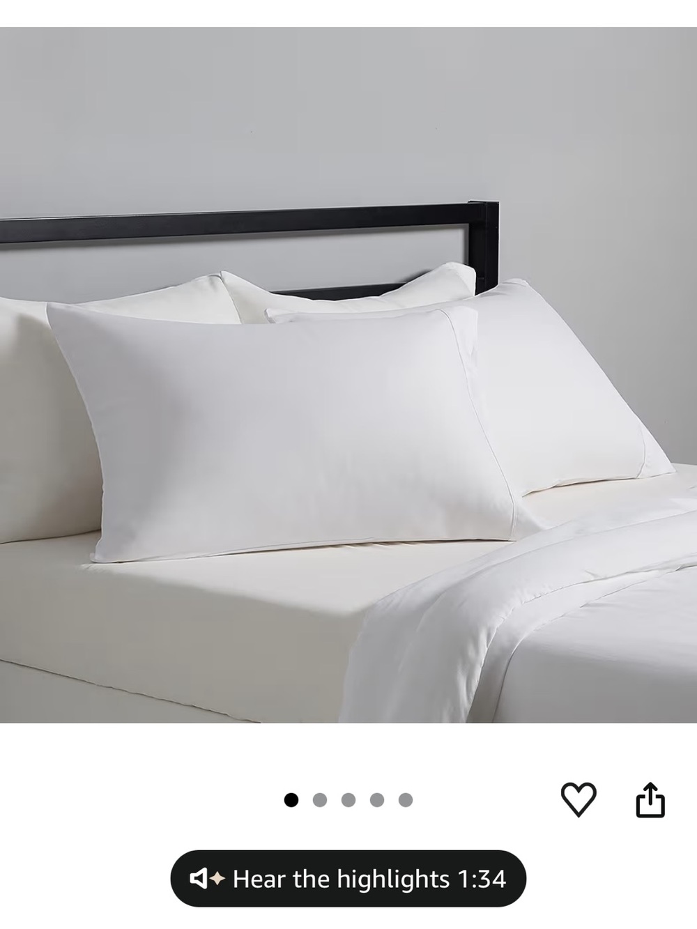 Luxury White Pillowcase Set - Soft Home Bedding